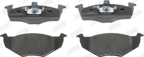 Jurid 571923J - Тормозные колодки, дисковые, комплект parts5.com