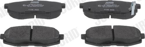 Jurid 573959J - Brake Pad Set, disc brake parts5.com