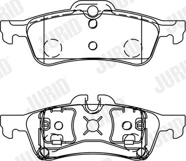 Jurid 573056J - Тормозные колодки, дисковые, комплект parts5.com