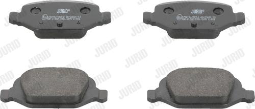 Jurid 573019J - Тормозные колодки, дисковые, комплект parts5.com