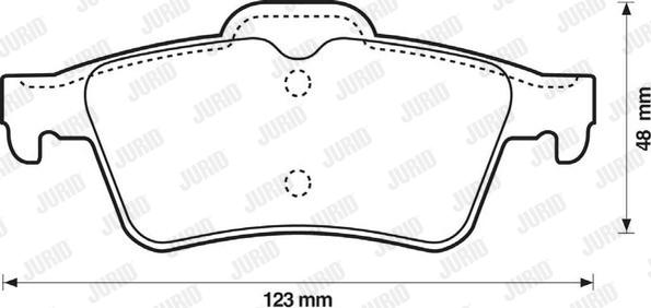 Jurid 573018J - Тормозные колодки, дисковые, комплект parts5.com