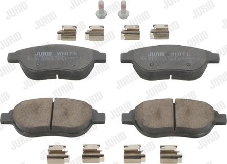 Jurid 573031JC - Тормозные колодки, дисковые, комплект parts5.com