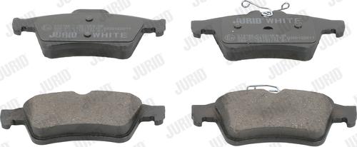 Jurid 573186JC - Тормозные колодки, дисковые, комплект parts5.com