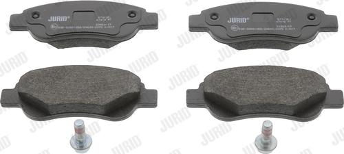 Jurid 573135J - Тормозные колодки, дисковые, комплект parts5.com