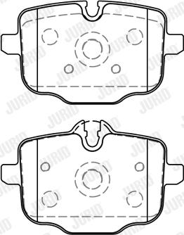 Jurid 573878J - Тормозные колодки, дисковые, комплект parts5.com