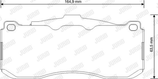 Jurid 573294JC - Тормозные колодки, дисковые, комплект parts5.com