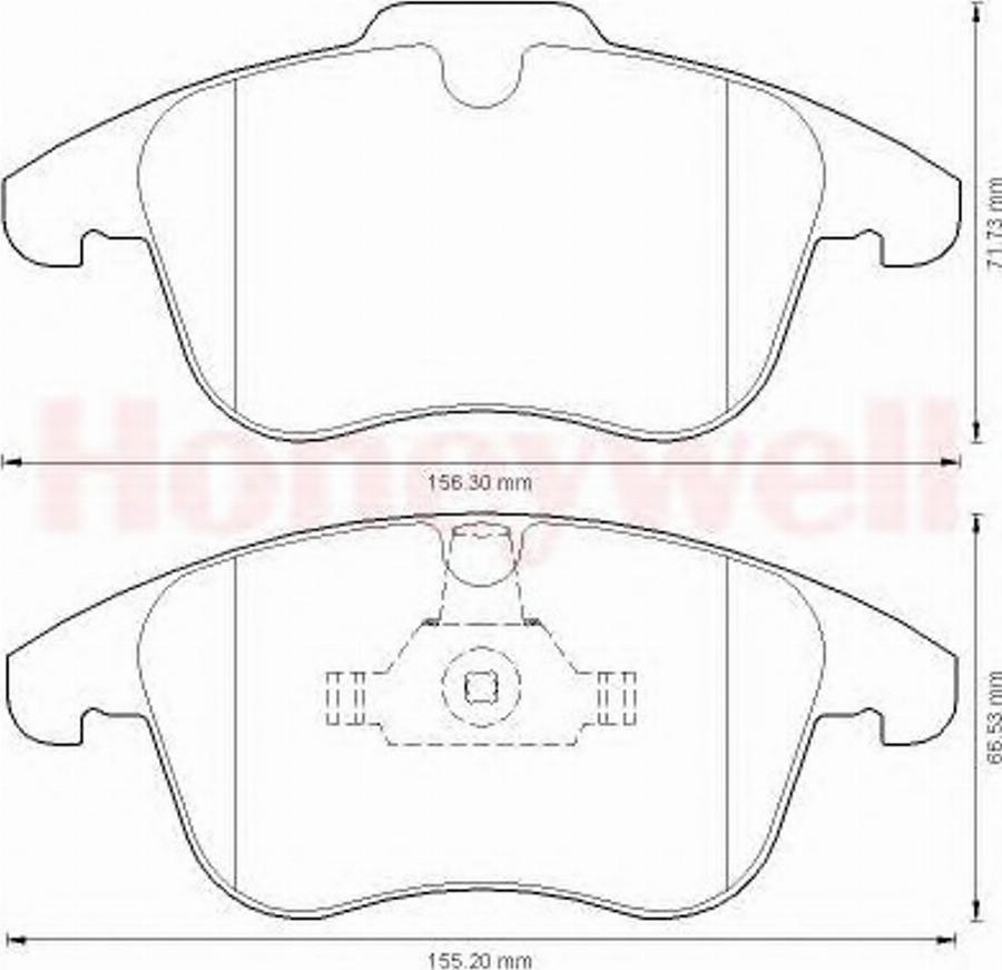 Jurid 573201JAS - Тормозные колодки, дисковые, комплект parts5.com