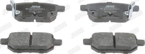 Jurid 572591J - Тормозные колодки, дисковые, комплект parts5.com