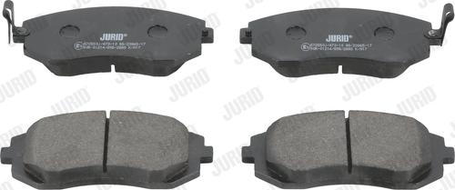 Jurid 572550J - Brake Pad Set, disc brake parts5.com