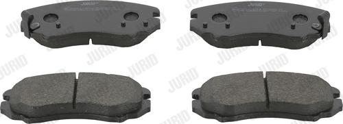 Jurid 572514J - Тормозные колодки, дисковые, комплект parts5.com