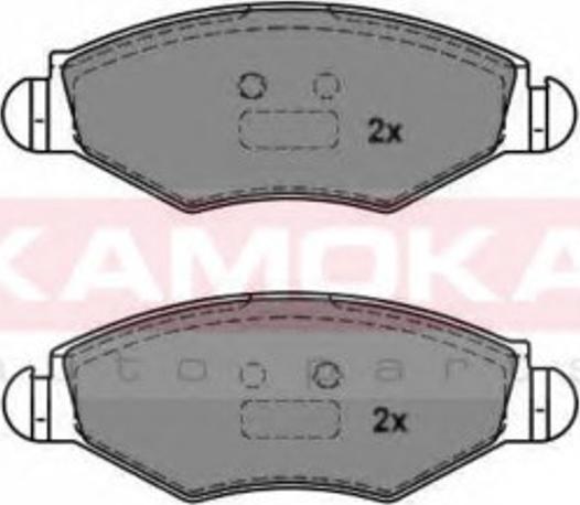 Kamoka 1012756 - Тормозные колодки, дисковые, комплект parts5.com