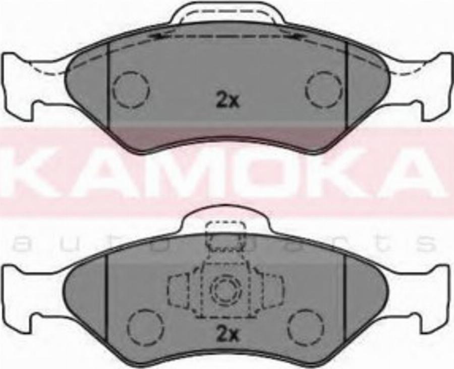 Kamoka 1012786 - Тормозные колодки, дисковые, комплект parts5.com