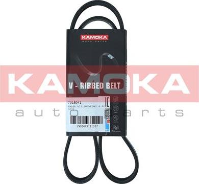 Kamoka 7016041 - Correa trapecial poli V parts5.com