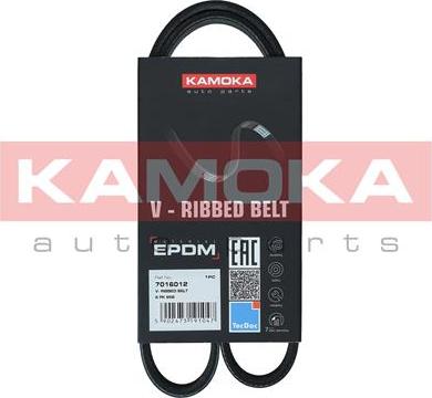 Kamoka 7016012 - Поликлиновой ремень parts5.com