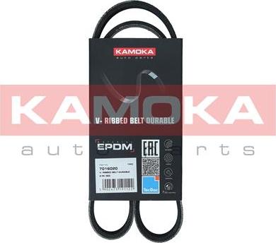 Kamoka 7016020 - Correa trapecial poli V parts5.com