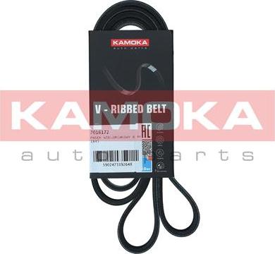 Kamoka 7016172 - Поликлиновой ремень parts5.com