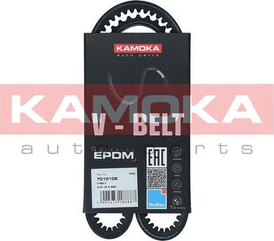 Kamoka 7010106 - Клиновой ремень, поперечные рёбра parts5.com