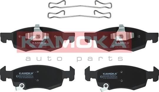 Kamoka JQ101445 - Тормозные колодки, дисковые, комплект parts5.com