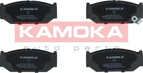 Kamoka JQ101461 - Тормозные колодки, дисковые, комплект parts5.com