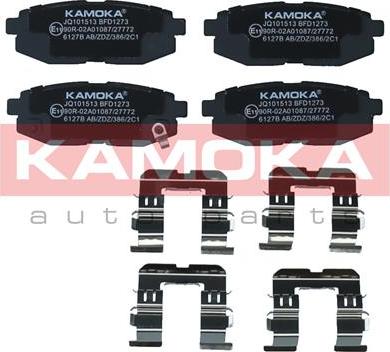 Kamoka JQ101513 - Тормозные колодки, дисковые, комплект parts5.com