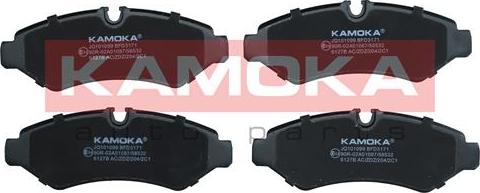 Kamoka JQ101099 - Тормозные колодки, дисковые, комплект parts5.com