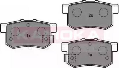 Kamoka JQ1011912 - Тормозные колодки, дисковые, комплект parts5.com