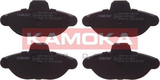 Kamoka JQ1011498 - Тормозные колодки, дисковые, комплект parts5.com