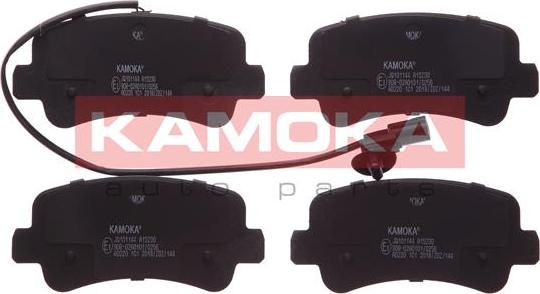 Kamoka JQ101144 - Тормозные колодки, дисковые, комплект parts5.com