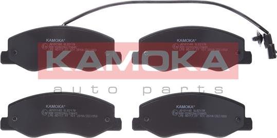 Kamoka JQ101140 - Тормозные колодки, дисковые, комплект parts5.com