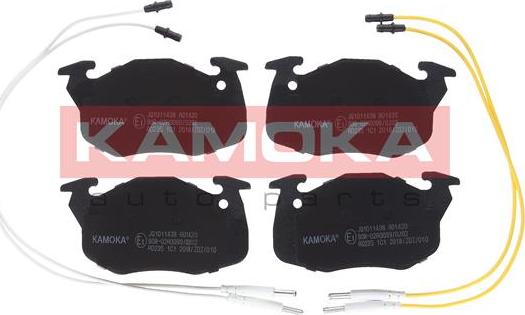 Kamoka JQ1011438 - Тормозные колодки, дисковые, комплект parts5.com