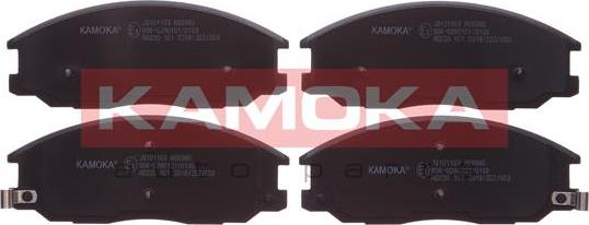 Kamoka JQ101163 - Тормозные колодки, дисковые, комплект parts5.com