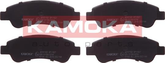 Kamoka JQ101102 - Тормозные колодки, дисковые, комплект parts5.com