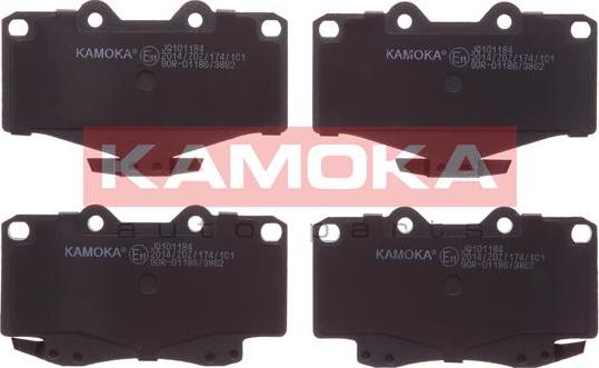 Kamoka JQ101184 - Тормозные колодки, дисковые, комплект parts5.com