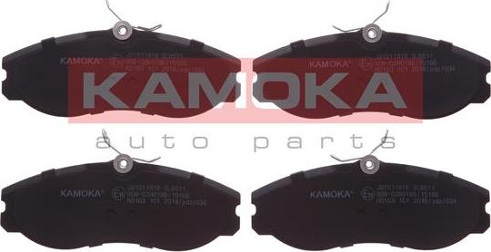 Kamoka JQ1011818 - Тормозные колодки, дисковые, комплект parts5.com