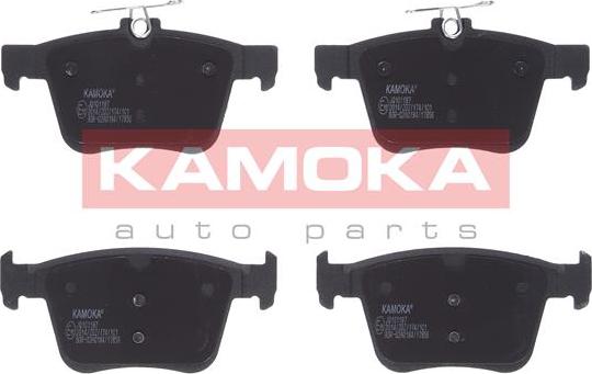 Kamoka JQ101187 - Тормозные колодки, дисковые, комплект parts5.com