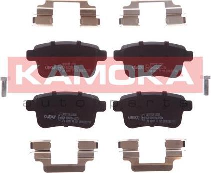 Kamoka JQ101136 - Тормозные колодки, дисковые, комплект parts5.com