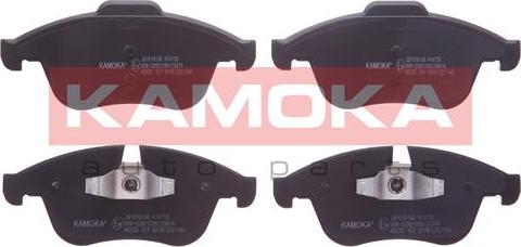 Kamoka JQ1018136 - Тормозные колодки, дисковые, комплект parts5.com