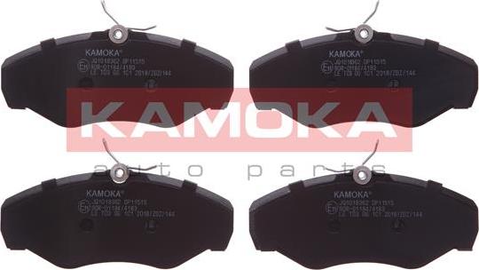 Kamoka JQ1018362 - Тормозные колодки, дисковые, комплект parts5.com