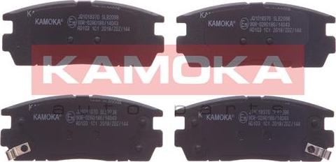 Kamoka JQ1018370 - Тормозные колодки, дисковые, комплект parts5.com