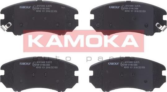 Kamoka JQ1013466 - Тормозные колодки, дисковые, комплект parts5.com