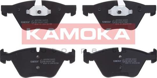 Kamoka JQ1013546 - Тормозные колодки, дисковые, комплект parts5.com