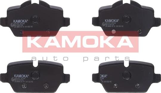 Kamoka JQ1013612 - Тормозные колодки, дисковые, комплект parts5.com