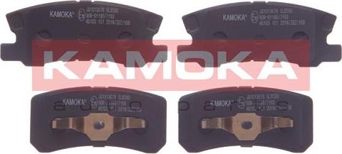 Kamoka JQ1013678 - Тормозные колодки, дисковые, комплект parts5.com