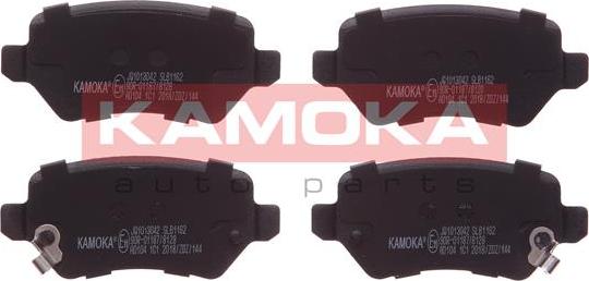 Kamoka JQ1013042 - Тормозные колодки, дисковые, комплект parts5.com