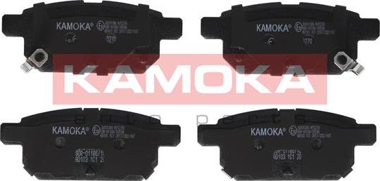 Kamoka JQ101300 - Тормозные колодки, дисковые, комплект parts5.com