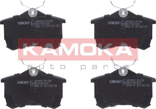 Kamoka JQ1013012 - Тормозные колодки, дисковые, комплект parts5.com
