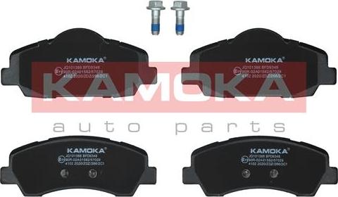 Kamoka JQ101386 - Тормозные колодки, дисковые, комплект parts5.com