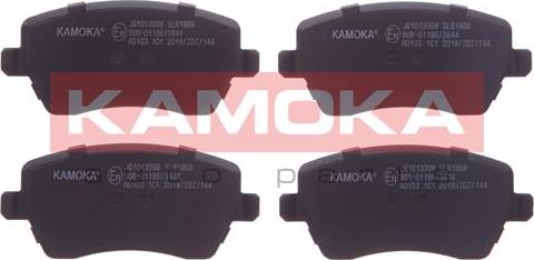 Kamoka JQ1013398 - Тормозные колодки, дисковые, комплект parts5.com