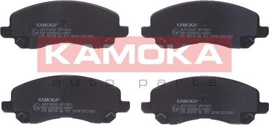 Kamoka JQ1013242 - Тормозные колодки, дисковые, комплект parts5.com