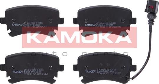 Kamoka JQ1013288 - Тормозные колодки, дисковые, комплект parts5.com